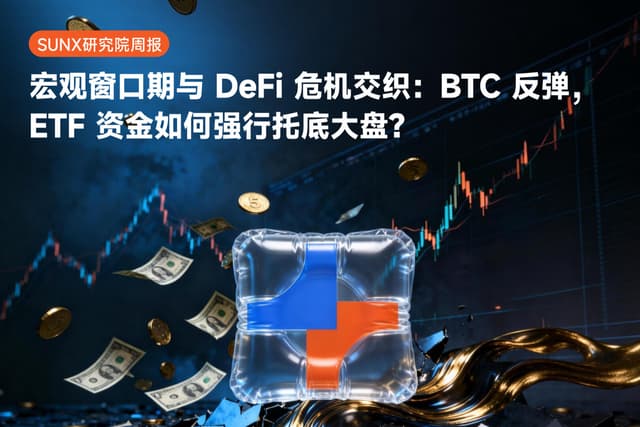 SunX 研究院周报｜宏观窗口期与 DeFi 危机交织：BTC 反弹，ETF 资金如何强行托底大盘？