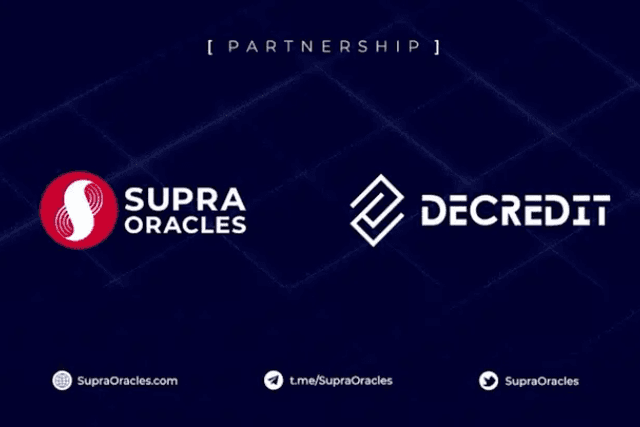 SupraOracles与预言机项目DeCredit达成合作