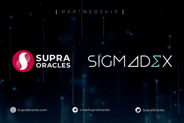 SupraOracles与流动性协议Sigmadex达成合作