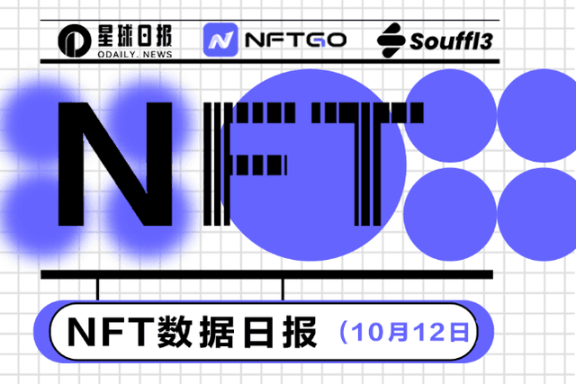NFT数据日报 | BAYC成为日交易量冠军（10.12）