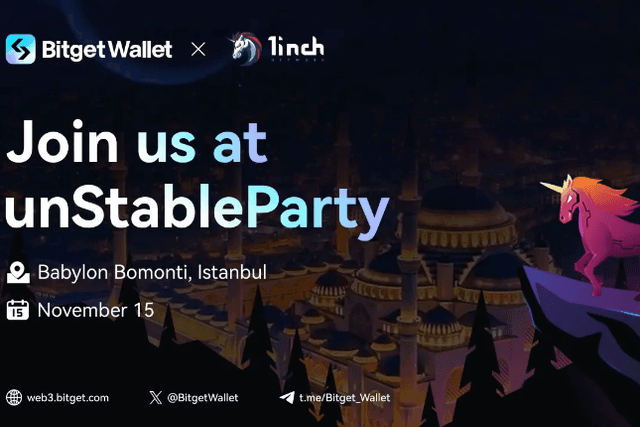 Bitget Wallet出席Devconnect Istanbul，与1inch联合主办线下活动