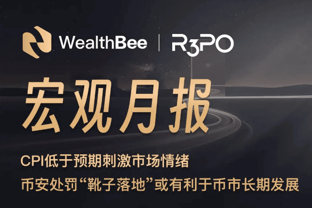 WealthBee宏观月报：CPI低于预期刺激市场情绪，币安处罚“靴子落地”或有利于币市长期发展