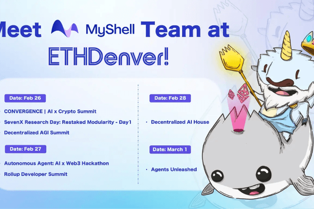 MyShell亮相ETH Denver 2024，展示去中心化生成式AI创新