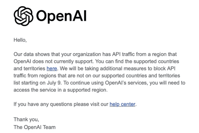 OpenAI禁止中国企业使用API，微软Azure OpenAI会是下一个合规选择？
