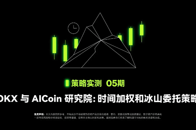 策略实测05｜OKX与AICoin研究院：时间加权和冰山委托策略