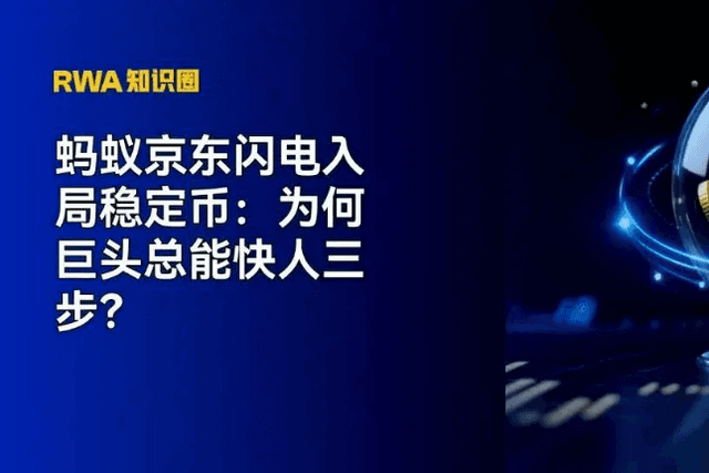 蚂蚁京东闪电入局稳定币：为何巨头总能快人三步？