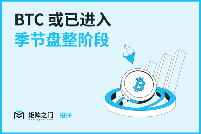 Matrixport 投研:BTC 或已进入季节盘整阶段