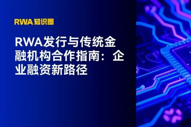RWA发行与传统金融机构合作指南:企业融资新路径