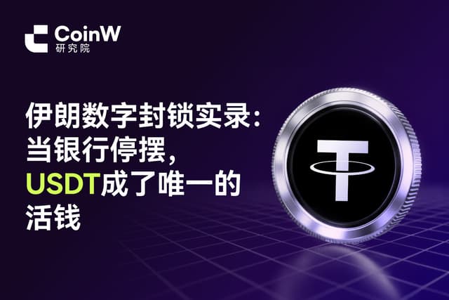 伊朗数字封锁实录:当银行停摆,USDT成了唯一的活钱