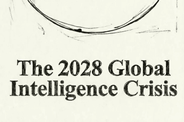 一份来自2028年的备忘录:AI将带来席卷世界的超级经济危机