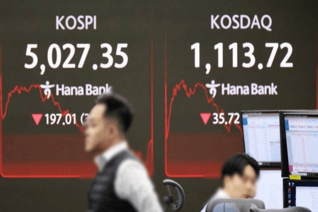 韩股熔断:两只芯片股撑起的牛市,被一道海峡打回原形