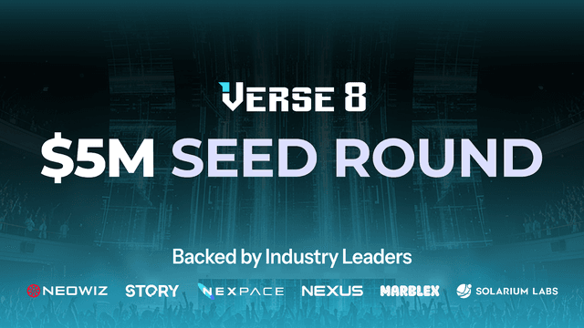 Verse8完成500万美元种子轮融资,加速AI驱动游戏创作