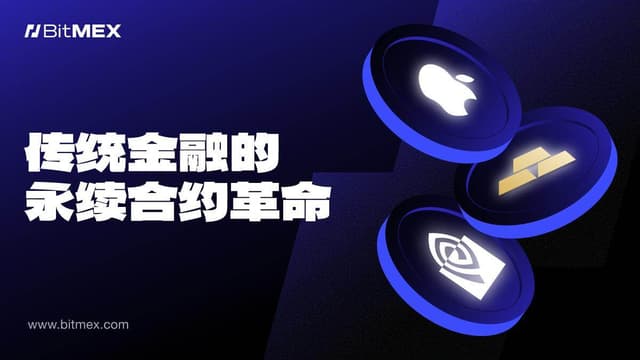 BitMEX报告:代币化商品与股票永续合约规模暴涨超5倍
