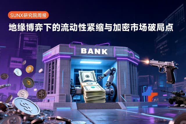 SUNX 研究院周报:地缘博弈下的流动性紧缩与加密市场破局点