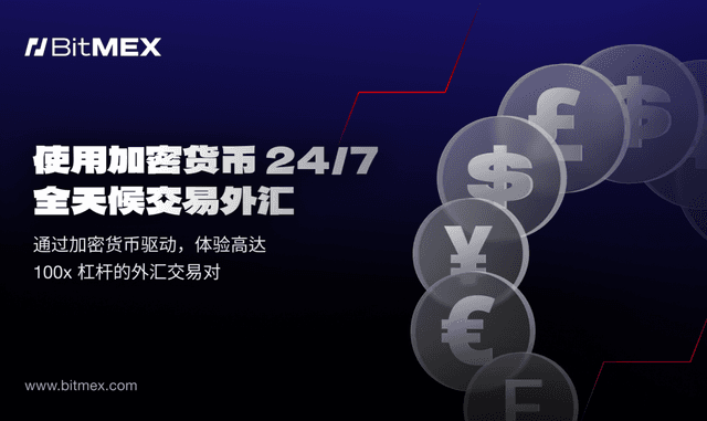 BitMEX扩展TradFi版图:推出24/7全天候外汇永续合约交易