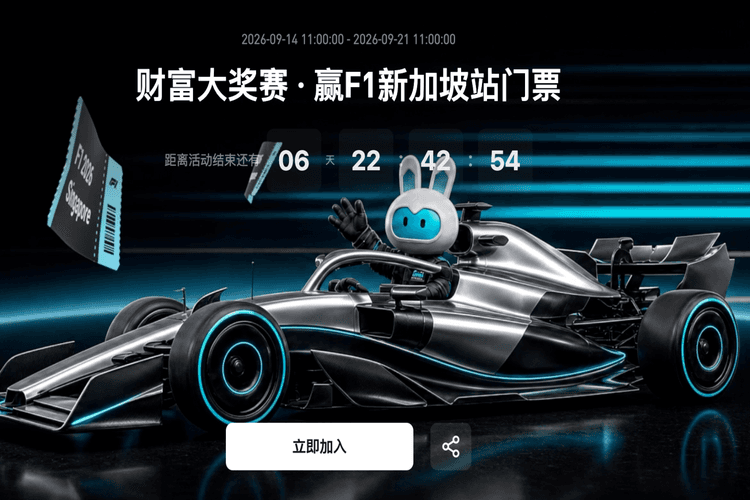 Bitget 合约活动:交易可获 F1 新加坡站门票及 USDT 空投