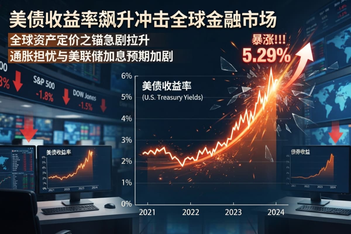 美债收益率、油价双双暴涨,金融市场动荡加剧