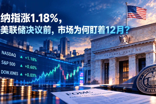 BiyaPay Góc nhìn thị trường | Nasdaq tăng 1,18%, trước quyết định của Fed, tại sao thị trường lại chú ý đến tháng 12?